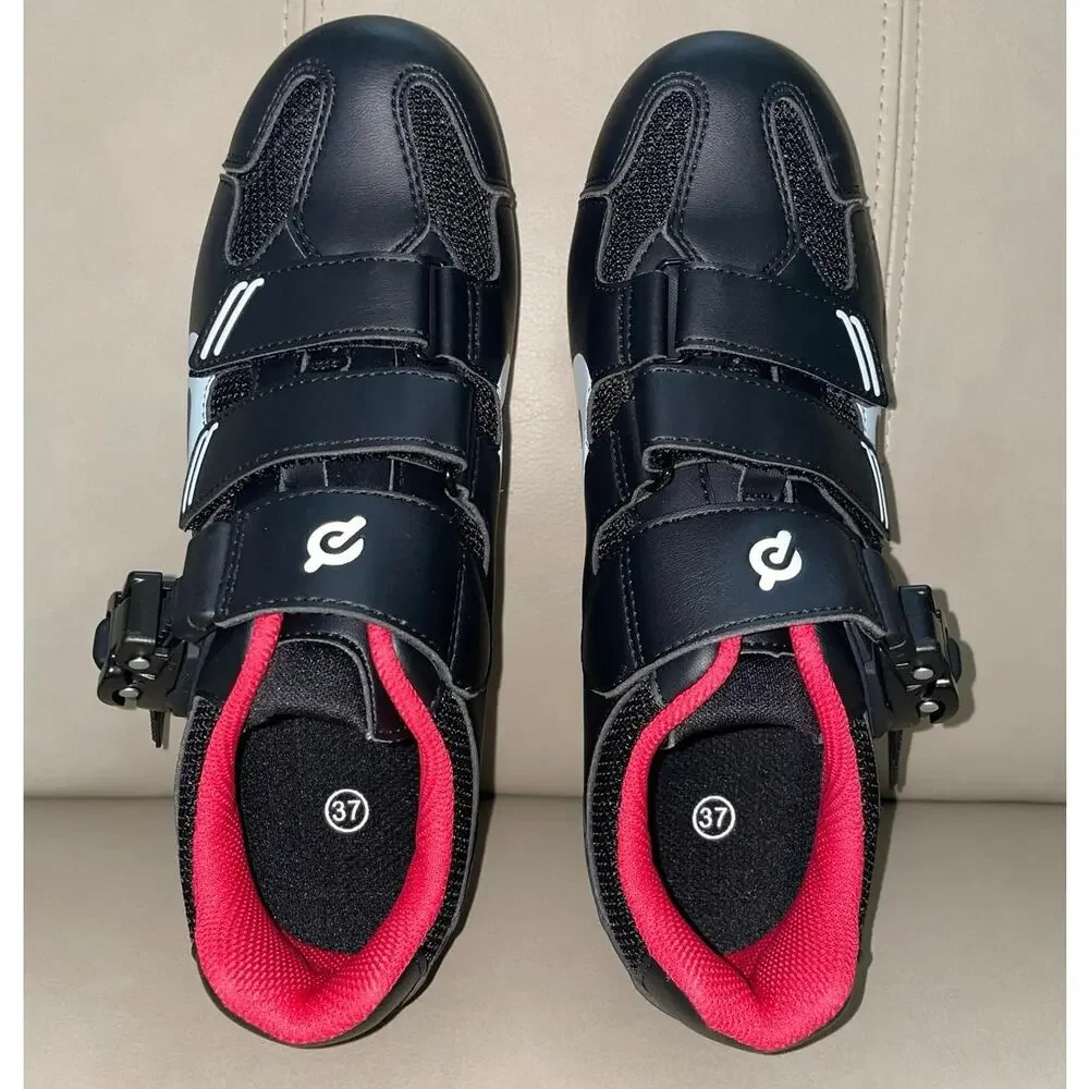 EUC Peloton Original Cycling Shoes Size 37 (US Womens 6) with Look Delta Cleats